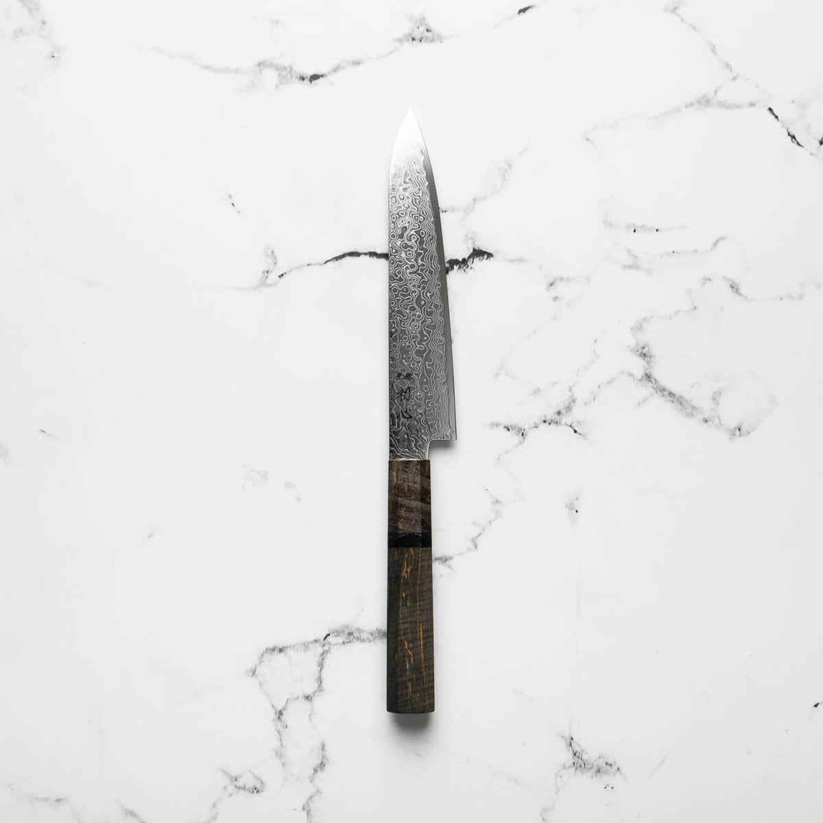 Hatsukokoro Ryuhyo SG2 Damascus Petty 150mm - Dark Maple