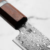 Seido VG10 Kurozome Nickel Damascus Petty 150mm - Sandalwood