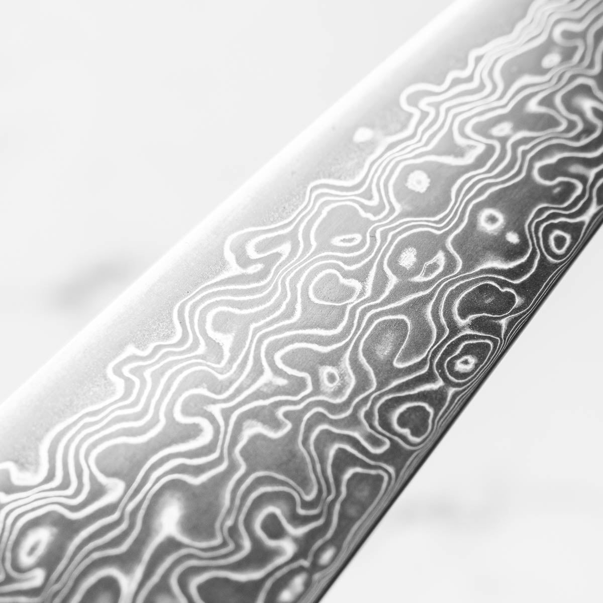 Seido VG10 Kurozome Nickel Damascus Petty 150mm - Sandalwood