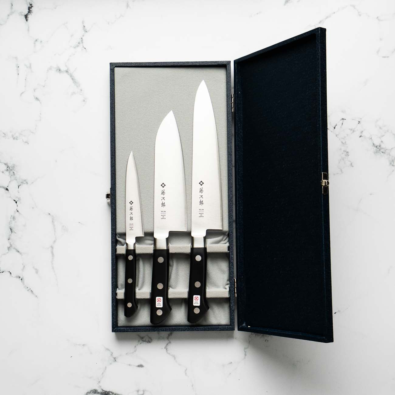 tokino_nagare　O-WAY　3点セット Tojiro DP3 3-Piece Gift Set – Chefs Edge - Handmade Japanese