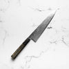 Hatsukokoro Ryuhyo SG2 Damascus Gyuto 210mm -  Dark Maple