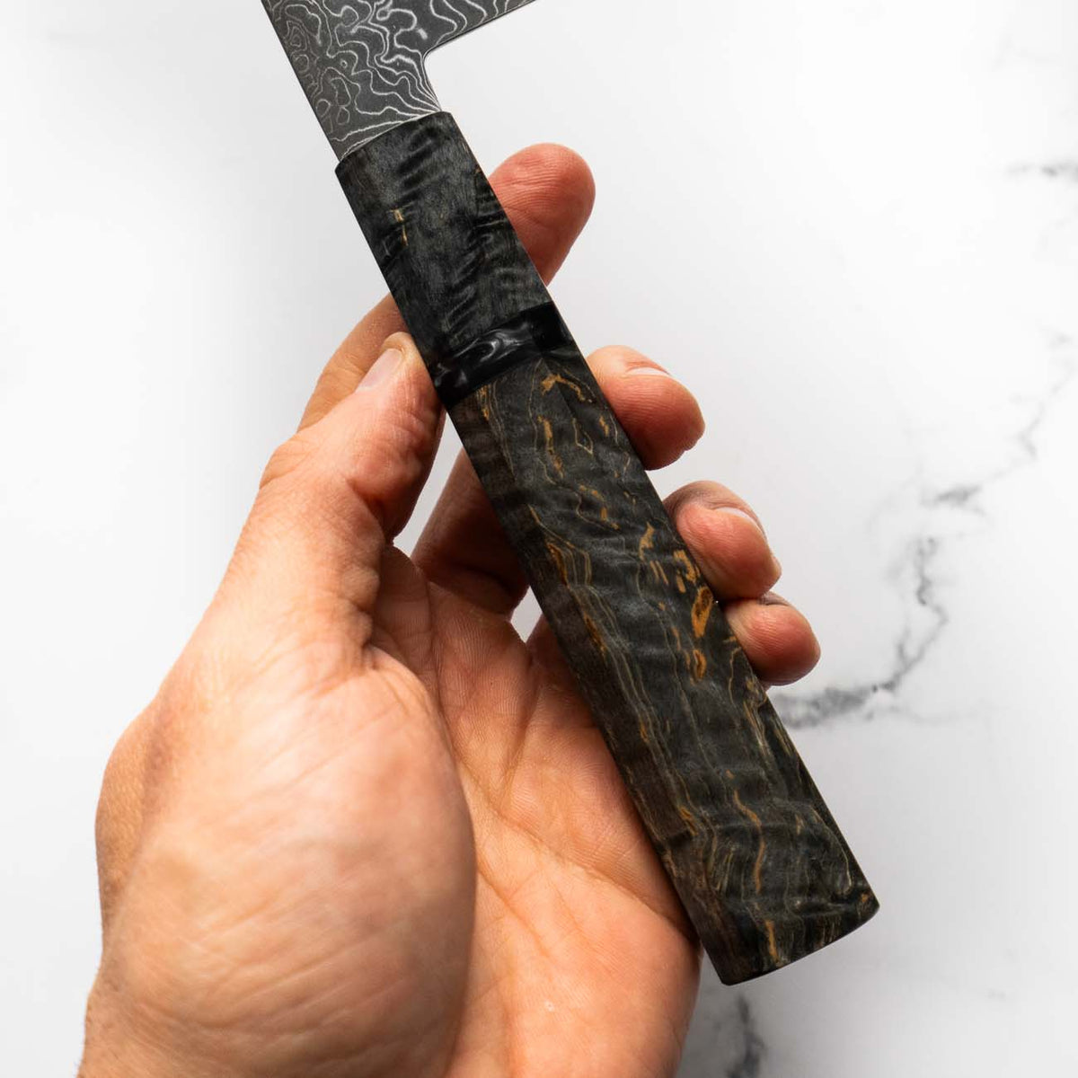 Hatsukokoro Ryuhyo SG2 Damascus Gyuto 210mm -  Dark Maple