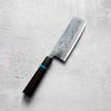 Seido "Kuro" x Tadafusa White 2 Kurouchi Nakiri 165mm - Ebony Turquoise