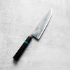 Seido "Kuro" x Tadafusa White 2 Kurouchi Gyuto 210mm - Ebony & Turquoise