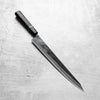 Seido "Kuro" x Tadafusa White 2 Kurouchi Sujihiki 270mm - Ebony & Turquoise