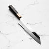 Nakagawa x Sakai Kikumori SG2 Mirror Kiritsuke Gyuto 210mm - Ebony and Blonde
