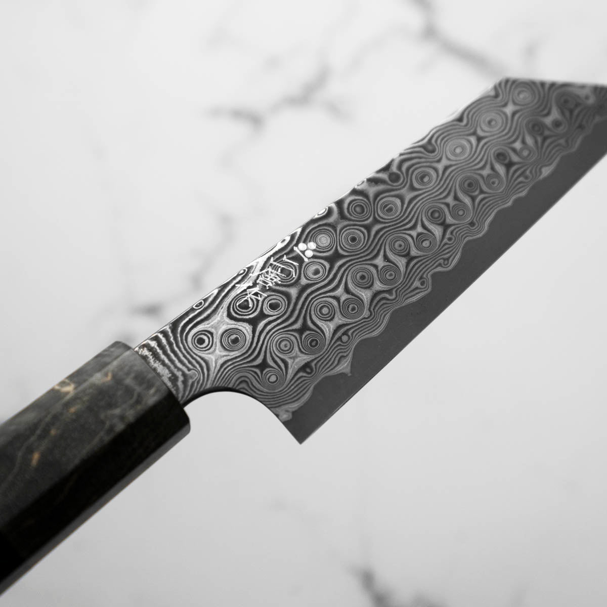 Nigara Hamono SG2 "Raindrop" Damascus Kiritsuke Petty 120mm