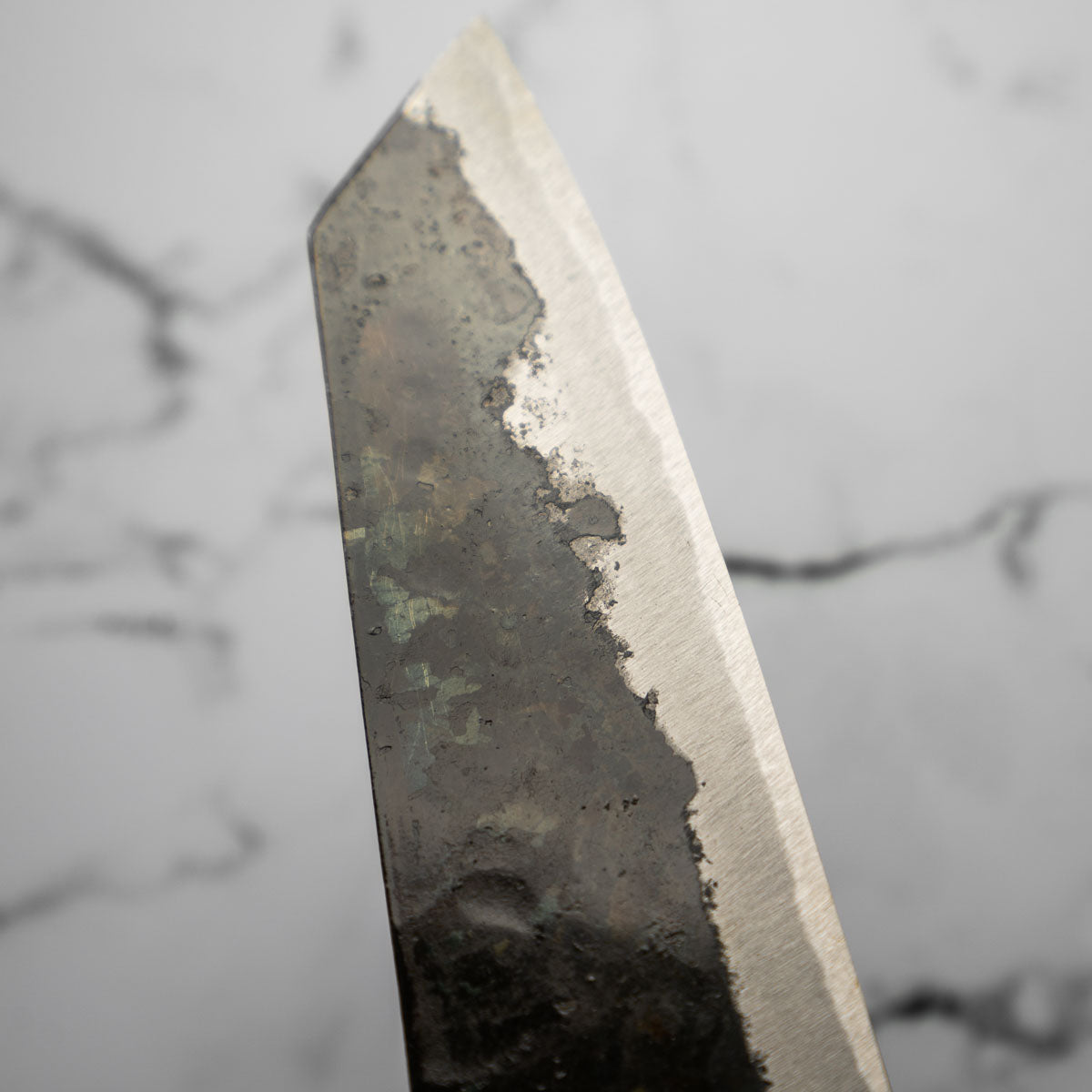 Hatsukokoro Kurokuma Blue 2 Kurouchi Bunka 165mm - Ebony