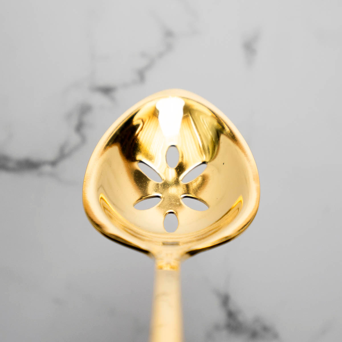 Gestura 00 Gold Slotted Spoon