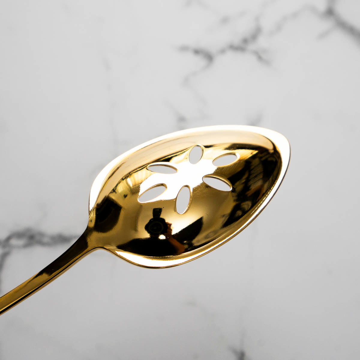 Gestura 00 Gold Slotted Spoon