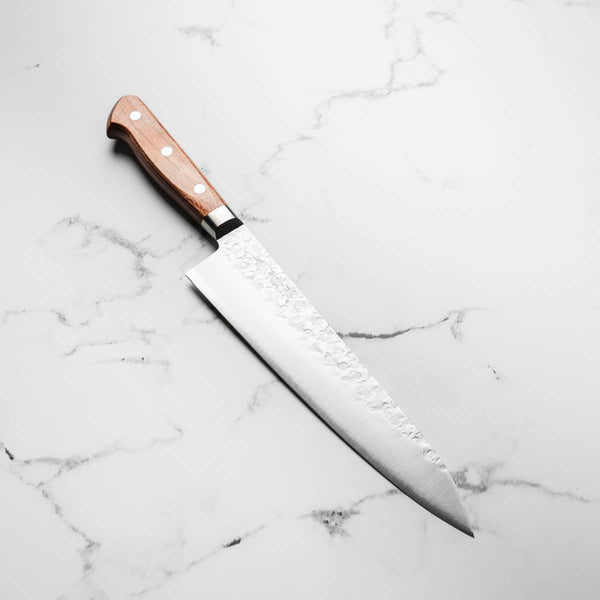引き取り限定♪片倉シルク♪GLOIRE♪希少クロモリ♪KATAKURA♪SILK Takamura Chromax Gyuto 210mm – Chefs Edge - Handmade Japanese