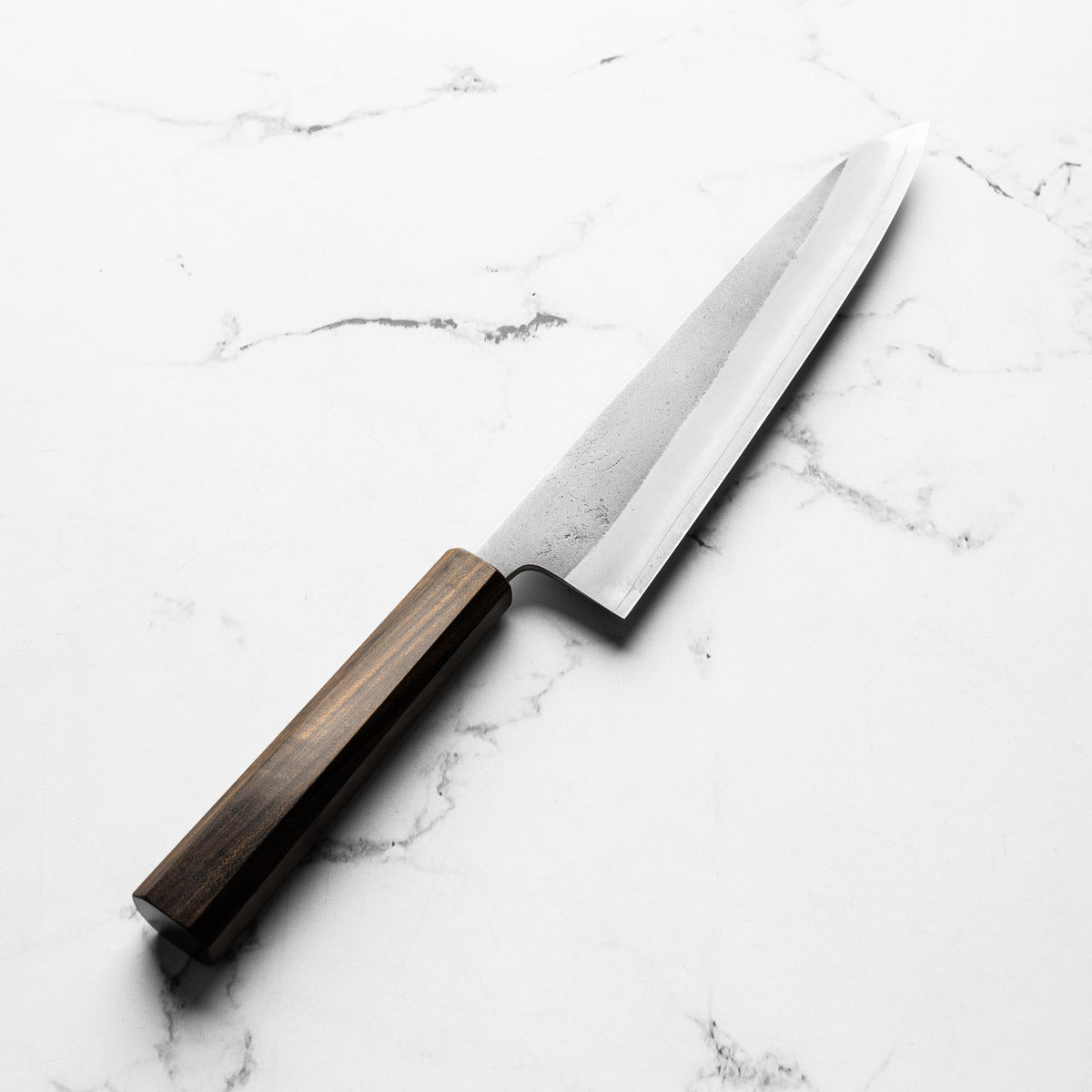 Yoshikane Hamono SKD Nashiji Stainless Clad Gyuto 210mm - Bubinga