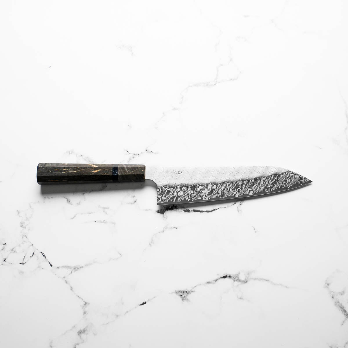 Nigara Hamono SG STRIX Gyuto 210mm - Dark Maple