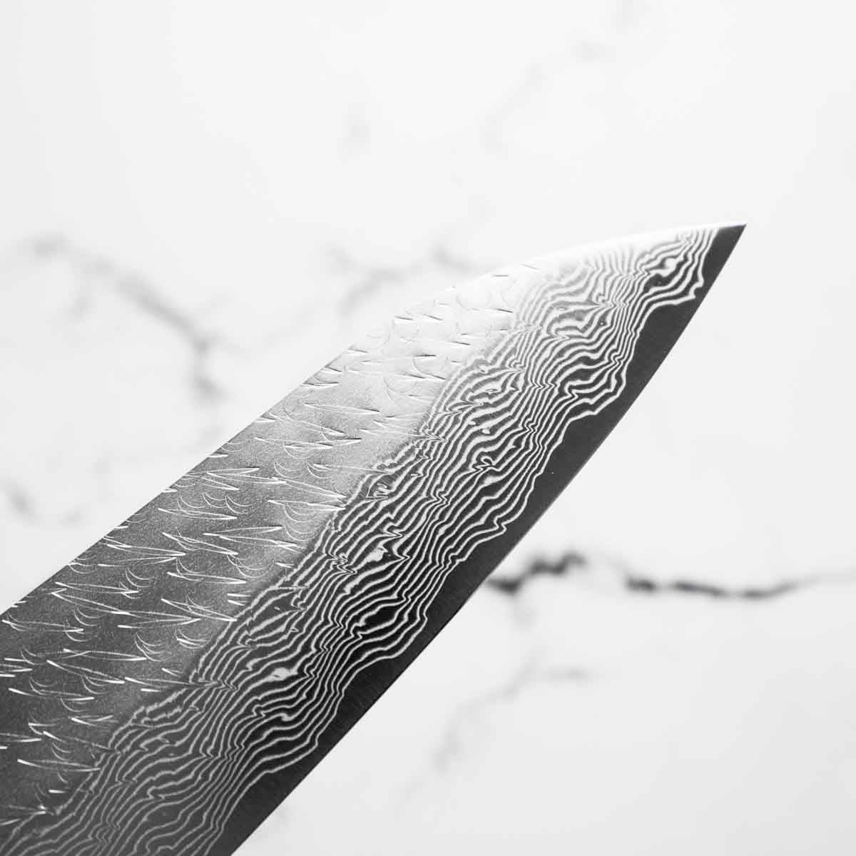 Nigara Hamono SG STRIX Gyuto 210mm - Dark Maple