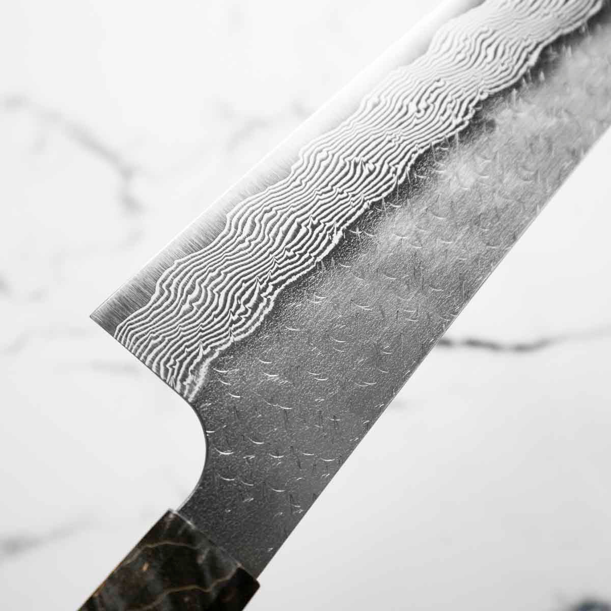 Nigara Hamono SG STRIX Gyuto 210mm - Dark Maple