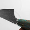 Nigara Hamono SG2 Raindrop Damascus Kiritsuke 210mm - Turquoise