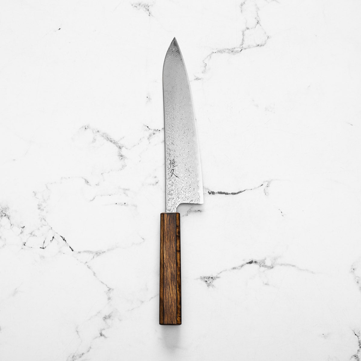 Tsunehisa SRS13 Damascus Gyuto 210mm - Black Oak