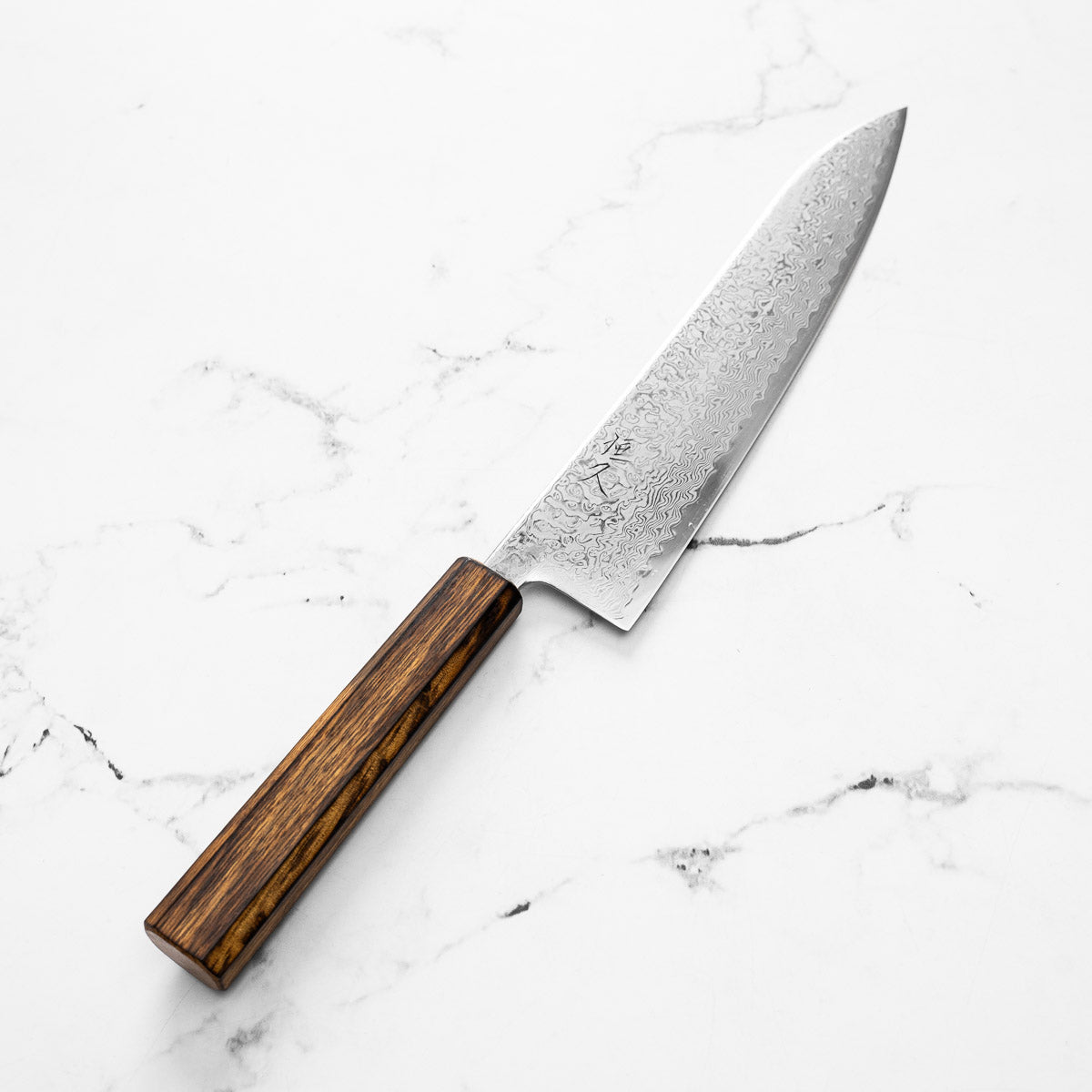 Tsunehisa SRS13 Damascus Gyuto 240mm - Black Oak
