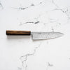 Tsunehisa SRS13 Damascus Gyuto 180mm - Black Oak