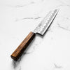 Tsunehisa Shiro Kumo White 1 SS Clad Tsuchime Bunka 165mm - Black Oak