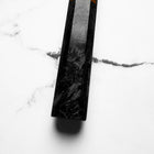 Carbon Fibre Octagon Handle - Bunka/Nakiri - handle detail