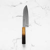Tsunehisa Ginsan Geppaku Santoku 165mm - Burnt Oak