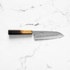Tsunehisa Ginsan Geppaku Santoku 165mm - Burnt Oak