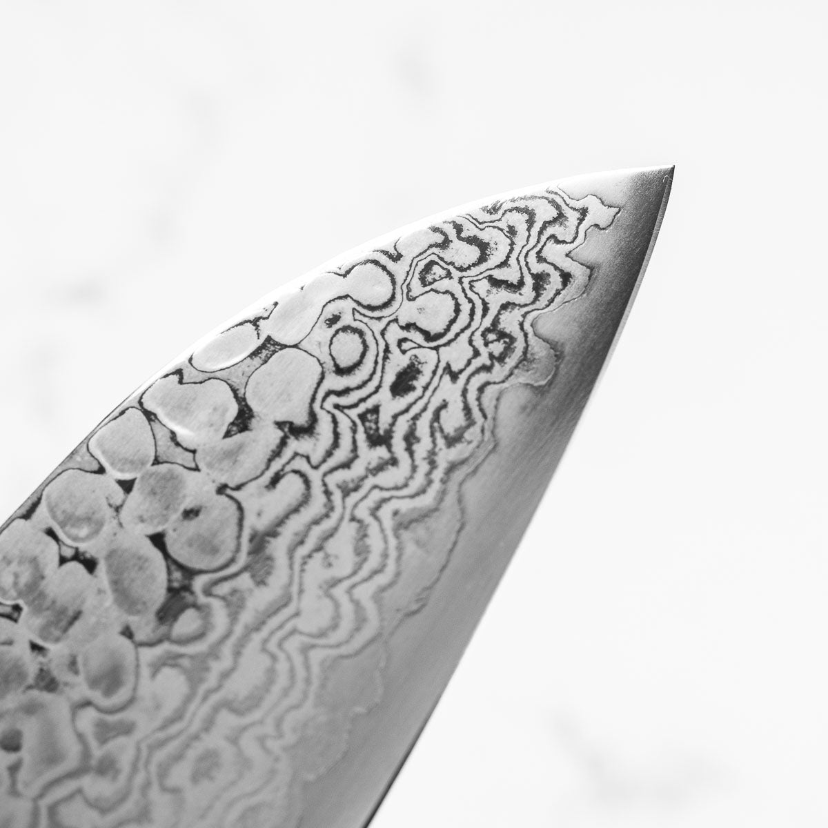 Tsunehisa Ginsan Geppaku Santoku 165mm - Burnt Oak