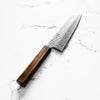 Tsunehisa Ginsan Geppaku Santoku 165mm - Black Oak