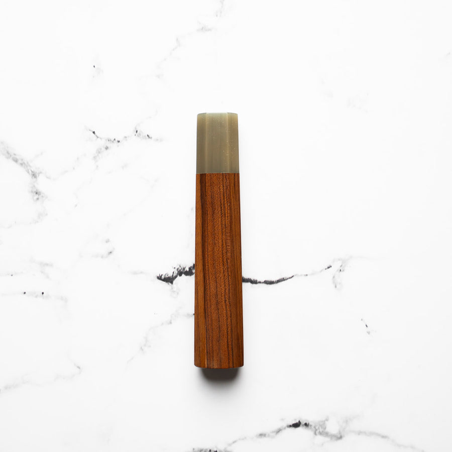 Quince & Blonde Octagon Handle - Gyuto 240 - angled view