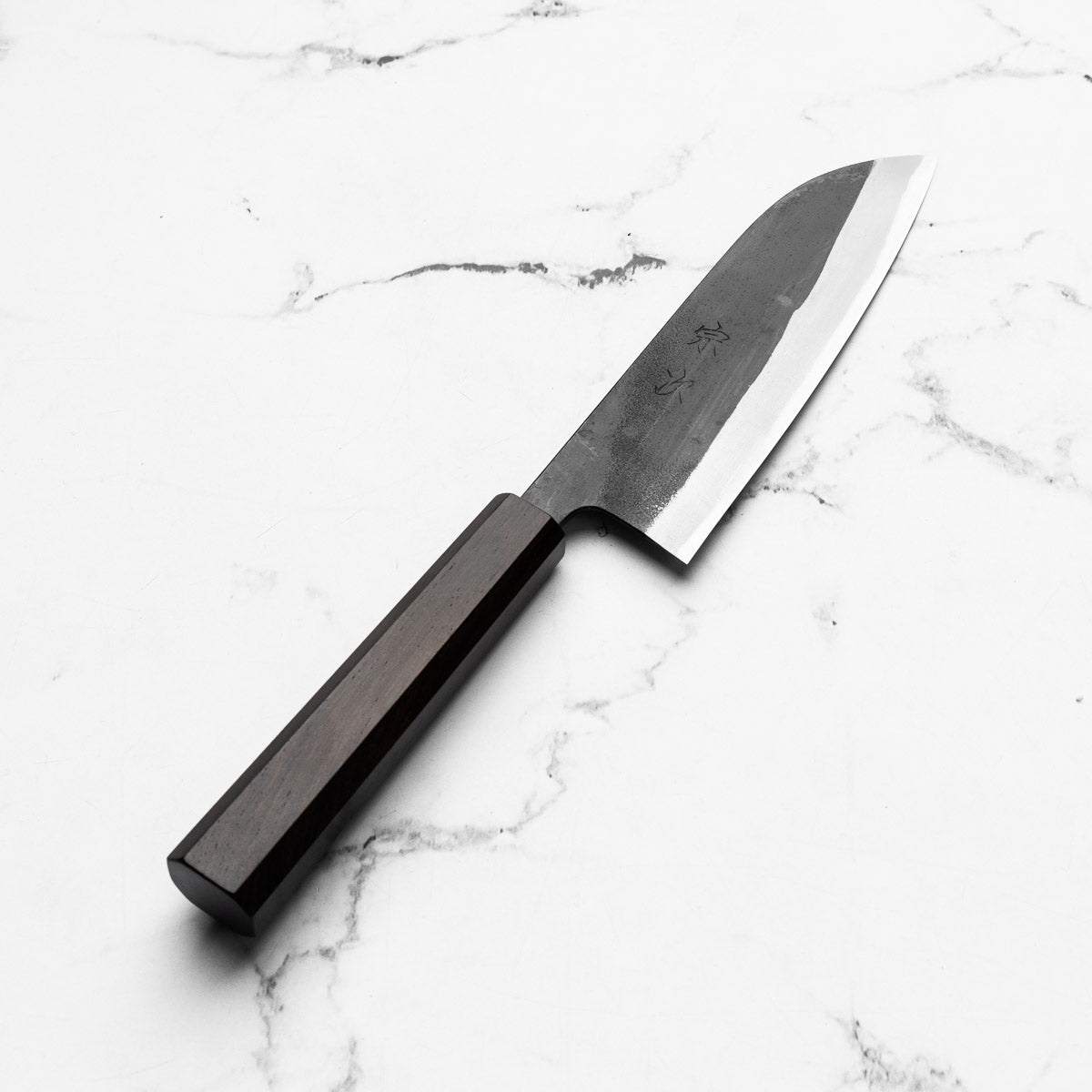 Morihei Munetsugu Blue 2 Kurouchi Santoku 165mm