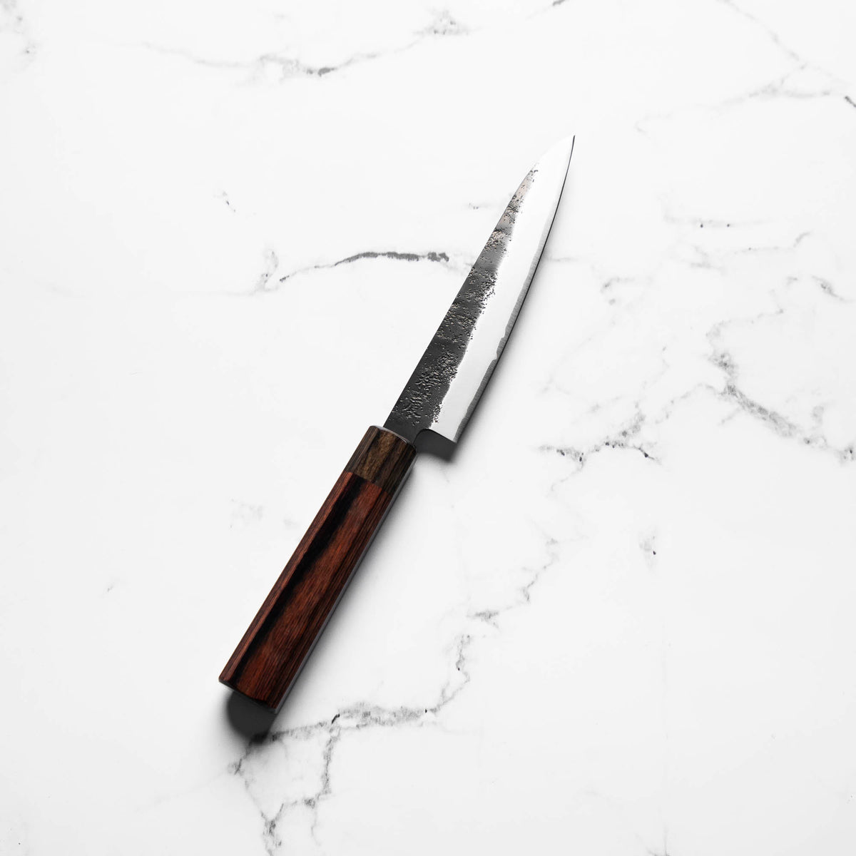 Seido SG2 Kurouchi Nashiji Petty 135mm - blade detail