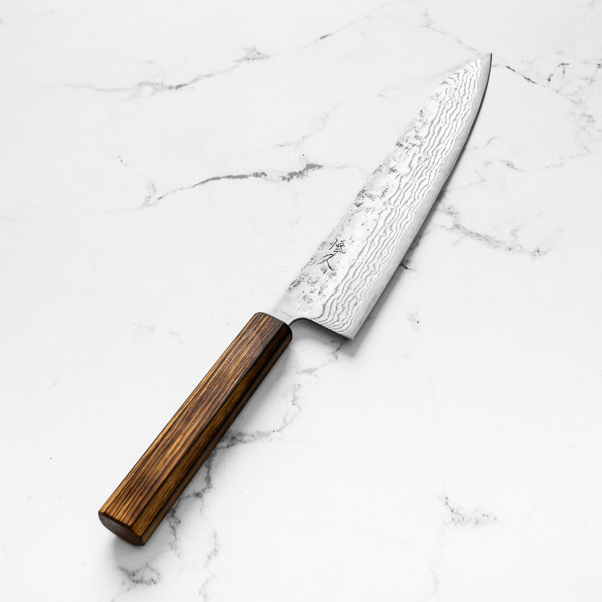 Tsunehisa Swedish Stainless Washiji Gyuto 240mm - Black Oak