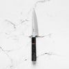Tsunehisa 440C Damascus Tsuchime Petty 135mm - Carbon Fibre