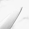 Tsunehisa 440C Damascus Tsuchime Petty 135mm - Carbon Fibre