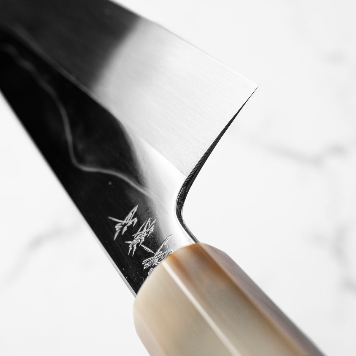 Nakagawa x Sakai Kikumori White 2 Mt Fuji Honyaki Bunka 165mm