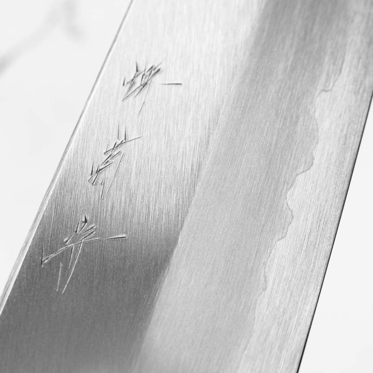 Nakagawa x Sakai Kikumori White 1 SS Clad Nakiri 180mm - Siamese Rosewood
