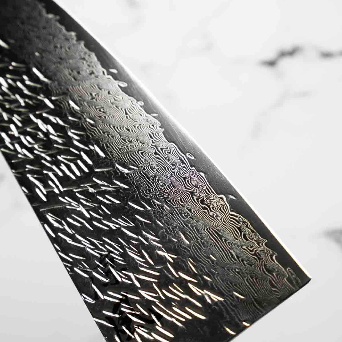 ONO Suzukaze SG2 69 layer Damascus Santoku 180mm – Chefs Edge