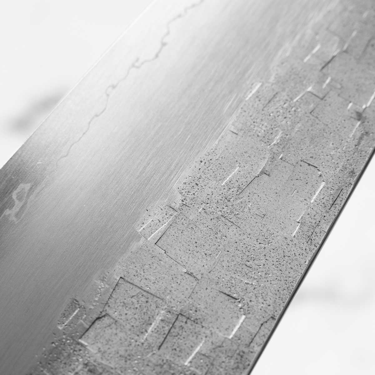 Satoshi Nakagawa Ginsan Tsuchime Gyuto 240mm - Ebony Turquoise