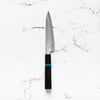 Sakai Kikumori "Choyo" Ginsan Petty 150mm - Ebony Turqiouse