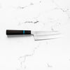 Sakai Kikumori "Choyo" Ginsan Bunka 180mm - Ebony Turquoise