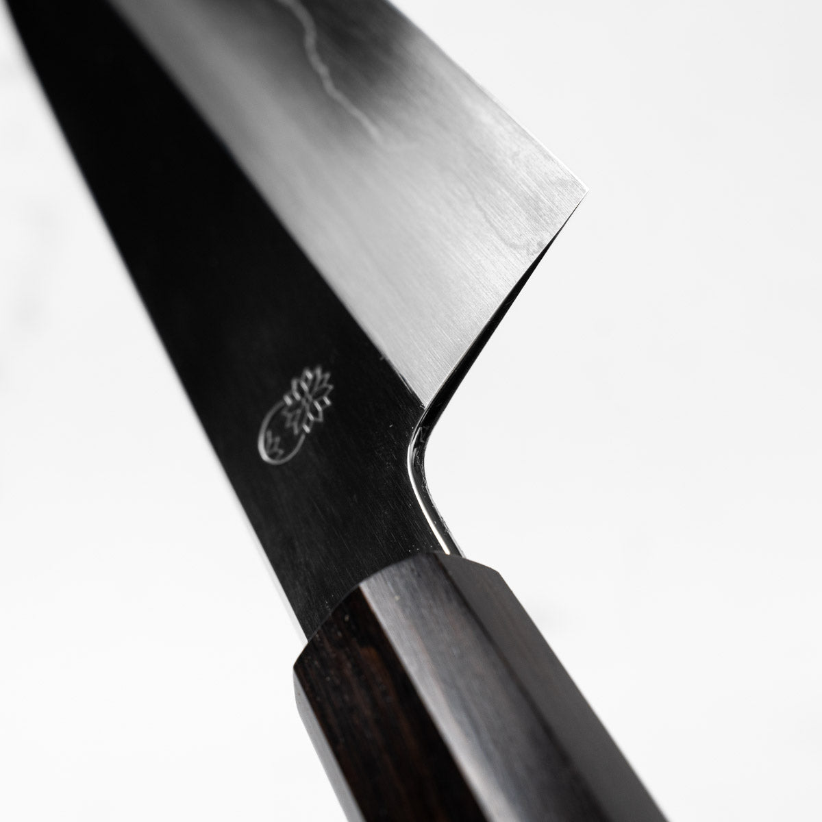 Sakai Kikumori "Choyo" Ginsan Bunka 180mm - Ebony Turquoise