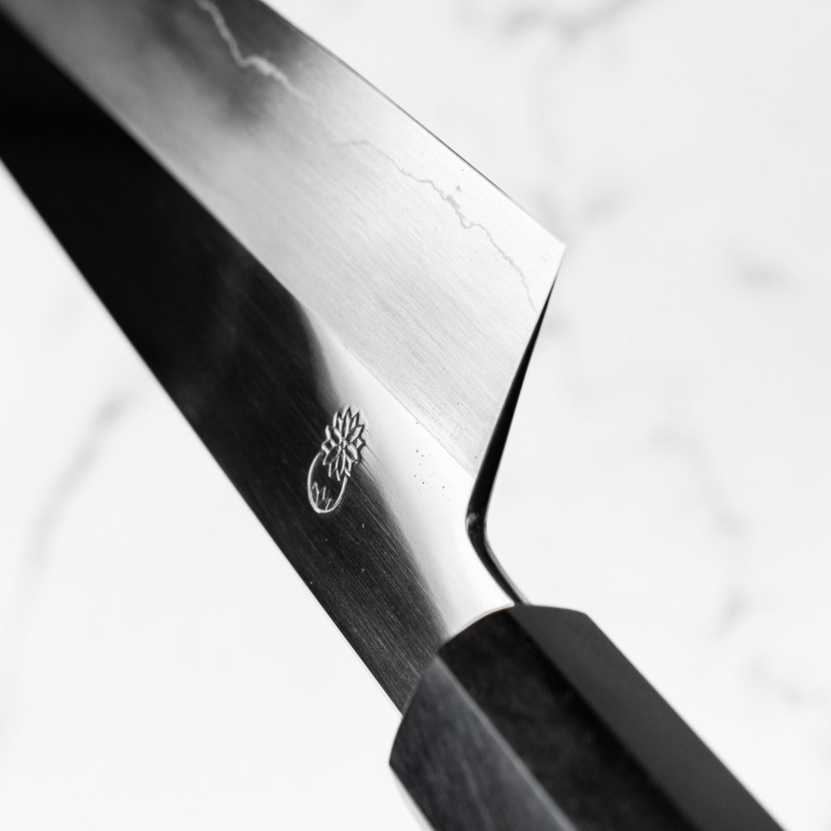 Sakai Kikumori "Choyo" Ginsan Kiritsuke 240mm - Ebony Turquoise