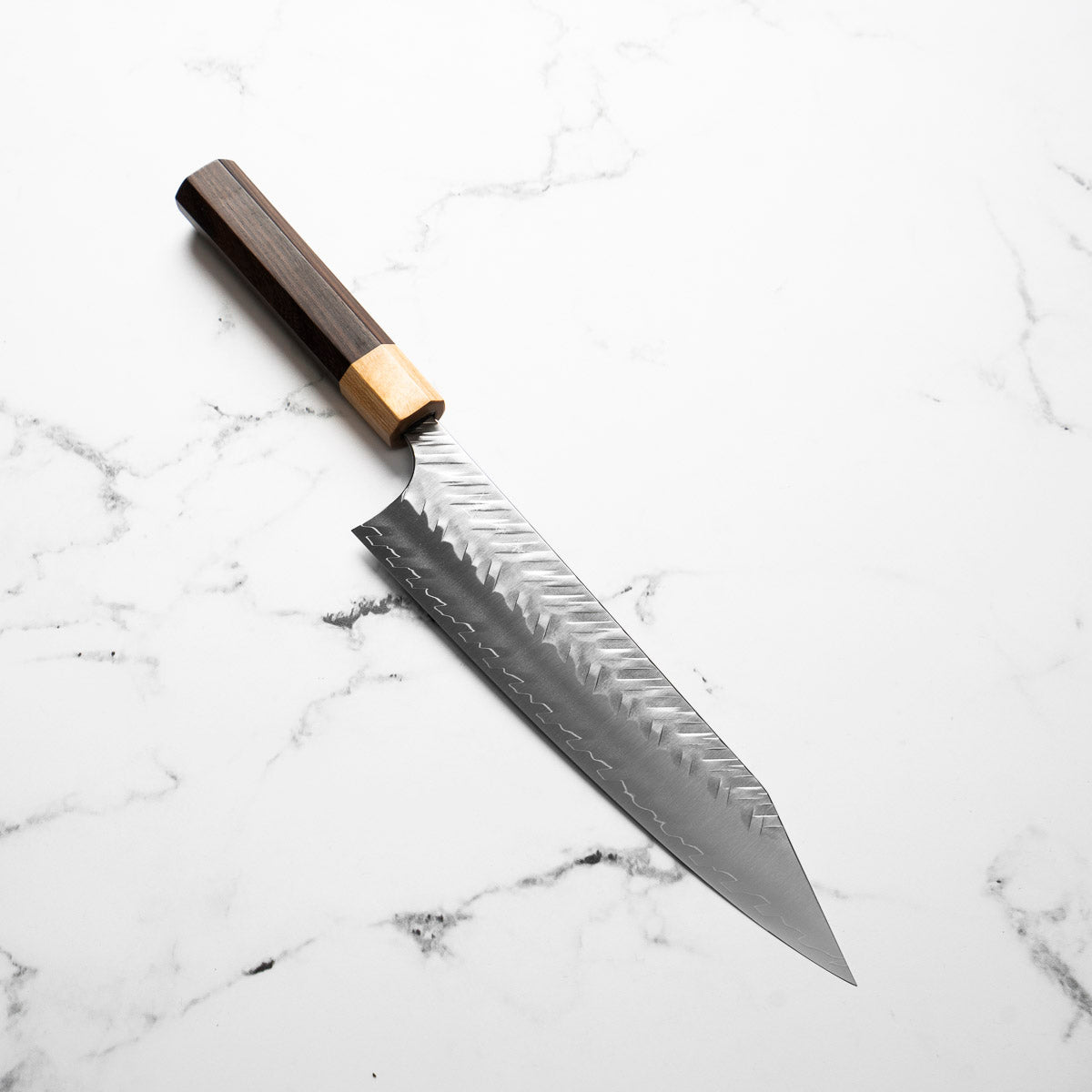 CARIOSTRO デモテープ ジャパメタ GARGOYLE KATSUJI Yoshimi Kato SG Strix V-Tsuchime Kiritsuke 210mm – Chefs Edge