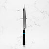 Sakai Kikumori "Choyo" Ginsan Kiritsuke Yanagiba 270mm - Ebony Turquoise