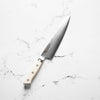 Mcusta Zanmai Corian Classic VG10 Damascus Gyuto 210mm - angled view