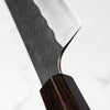 Nigara Hamono SGSTRIX Kurouchi Tsuchime Damascus Nakiri 180mm - Mono Ebony