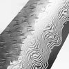 Nigara Hamono SGSTRIX Kurouchi Tsuchime Damascus Santoku 180mm - Mono Ebony