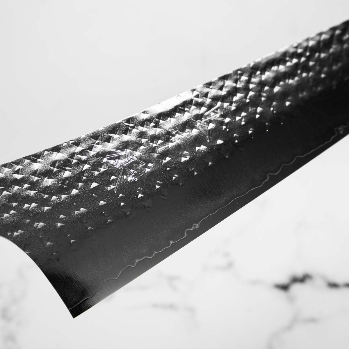Yu Kurosaki SG2 Senko Gyuto 240mm - Dark Maple - handle detail