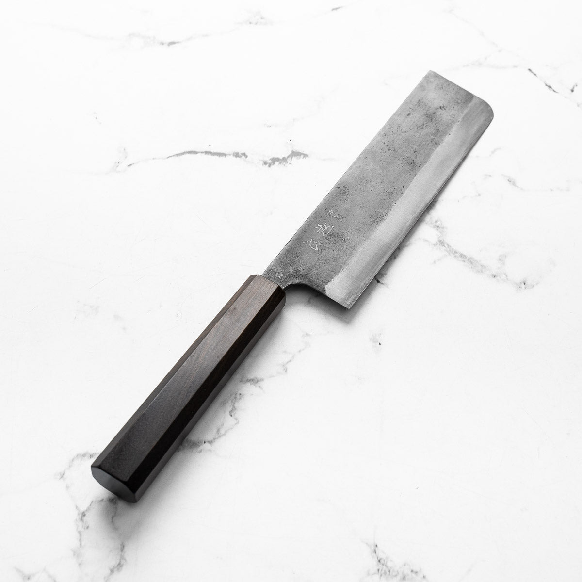 Hatsukokoro Kurogane Blue 2 Nakiri 165mm - Mono Ebony